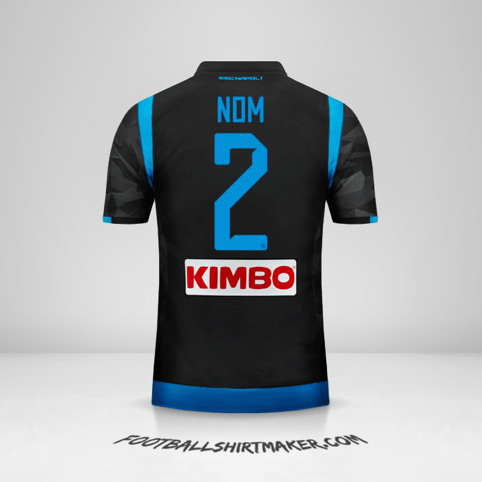 Maillot SSC Napoli 2018/19 Extérieur -  nom - 2