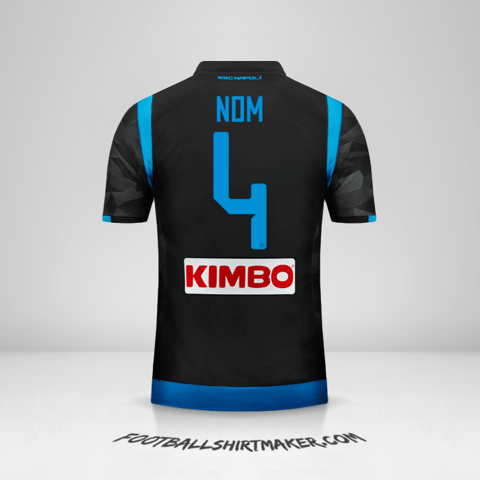 Maillot SSC Napoli 2018/19 Extérieur -  nom - 4