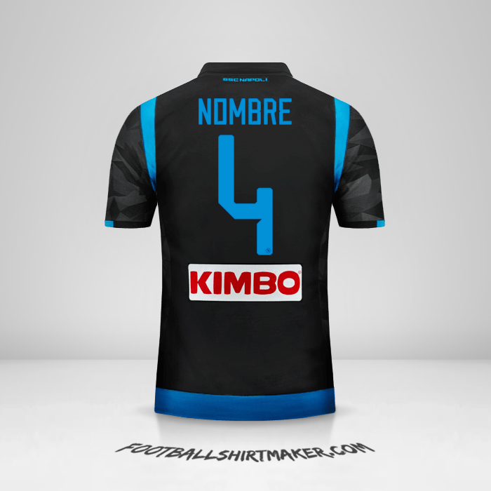 Jersey SSC Napoli 2018/19 Visita -  nombre - 4