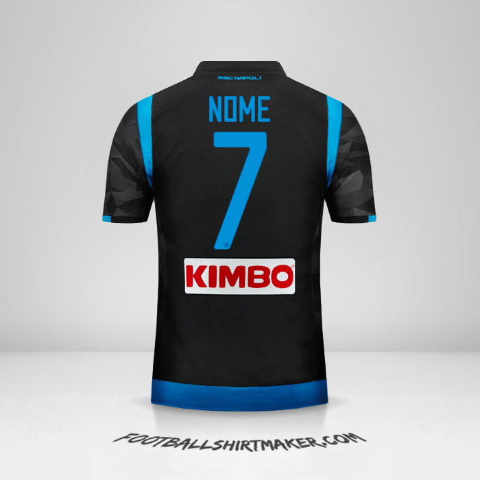 Maglia SSC Napoli 2018/19 Seconda -  nome - 7