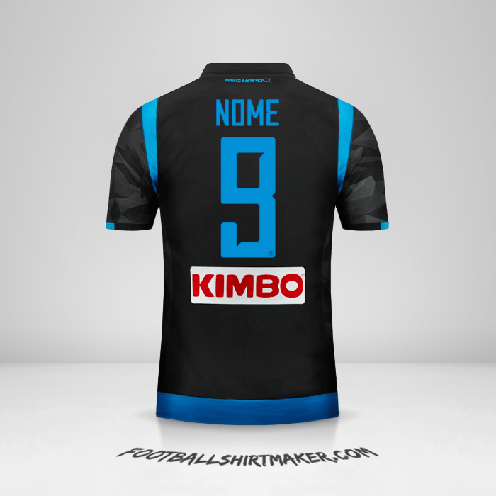 Maglia SSC Napoli 2018/19 Seconda -  nome - 9