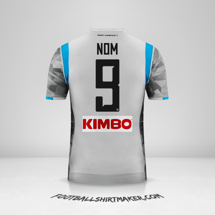 Maillot SSC Napoli 2018/19 Troisième -  nom - 9