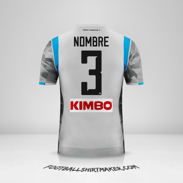 Jersey SSC Napoli 2018/19 Tercera -  nombre - 3