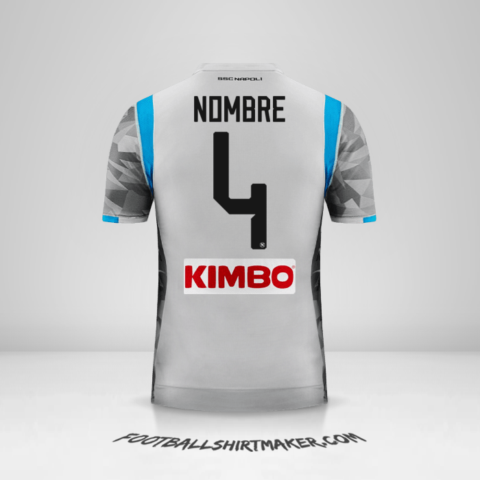 Jersey SSC Napoli 2018/19 Tercera -  nombre - 4