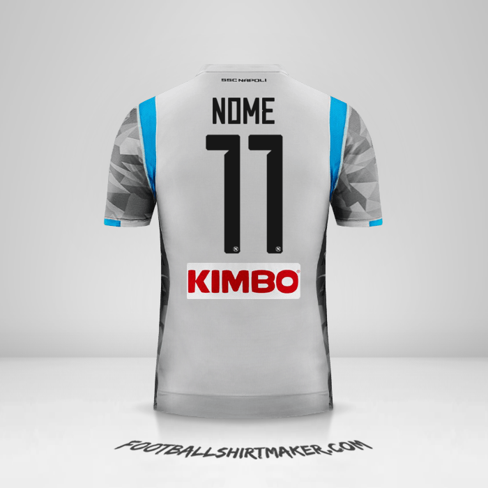 Maglia SSC Napoli 2018/19 Terza -  nome - 11