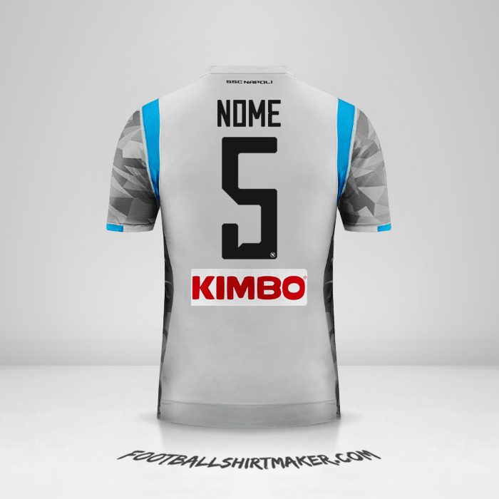 Camisola SSC Napoli 2018/19 Terceira -  nome - 5