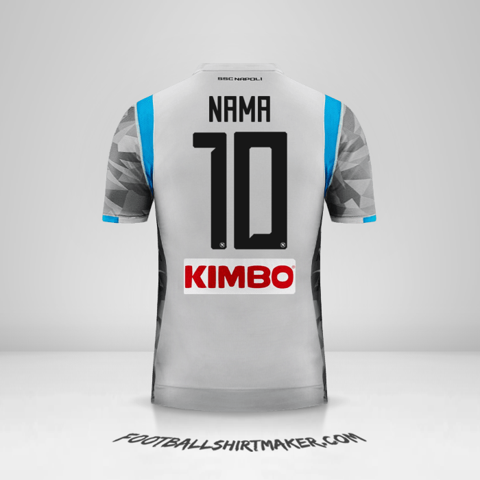 Jersey SSC Napoli 2018/19 Ketiga -  nama - 10