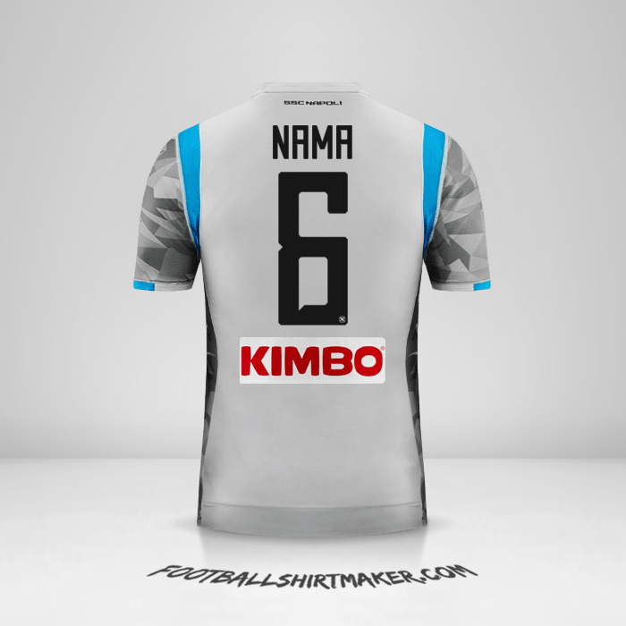 Jersey SSC Napoli 2018/19 Ketiga -  nama - 6