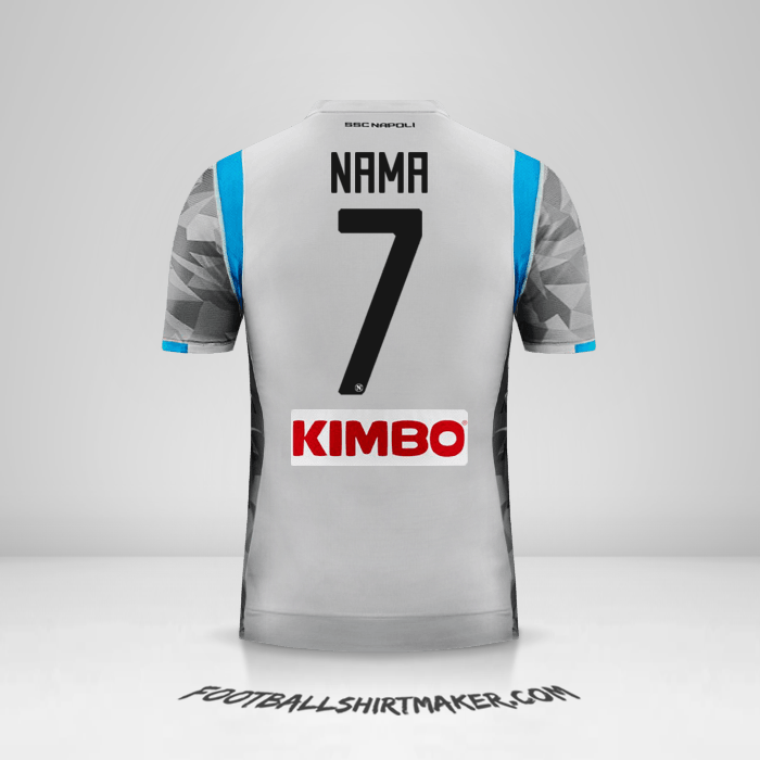 Jersey SSC Napoli 2018/19 Ketiga -  nama - 7