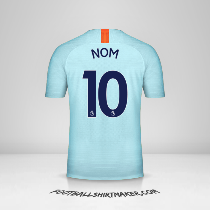 Maillot Chelsea 2018/19 Troisième -  nom - 10