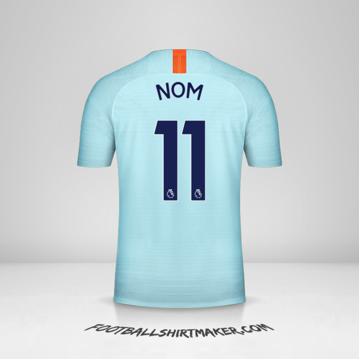 Maillot Chelsea 2018/19 Troisième -  nom - 11