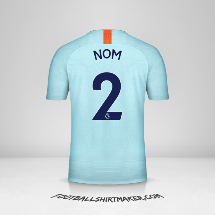 Maillot Chelsea 2018/19 Troisième -  nom - 2