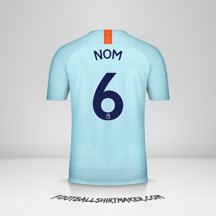 Maillot Chelsea 2018/19 Troisième -  nom - 6