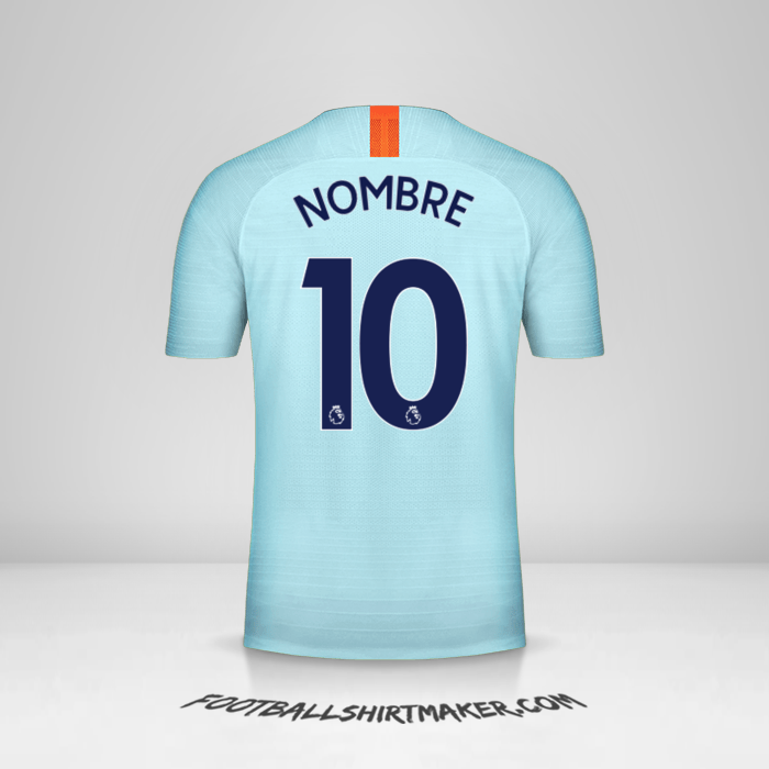 Jersey Chelsea 2018/19 Tercera -  nombre - 10