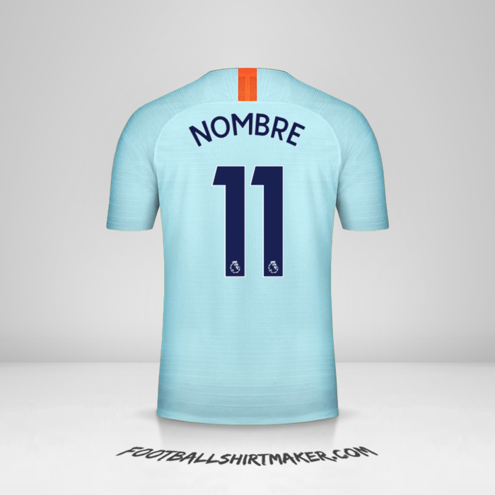 Jersey Chelsea 2018/19 Tercera -  nombre - 11