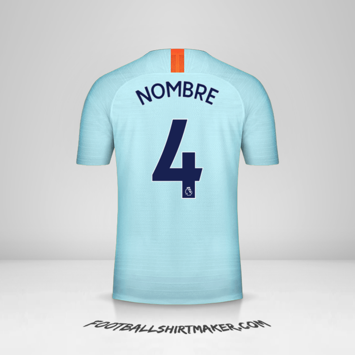 Jersey Chelsea 2018/19 Tercera -  nombre - 4