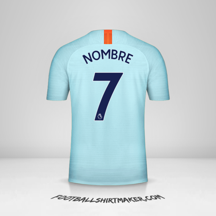 Jersey Chelsea 2018/19 Tercera -  nombre - 7