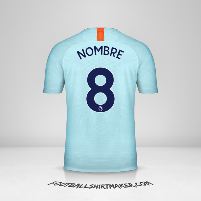 Jersey Chelsea 2018/19 Tercera -  nombre - 8