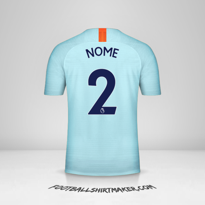 Camisola Chelsea 2018/19 Terceira -  nome - 2