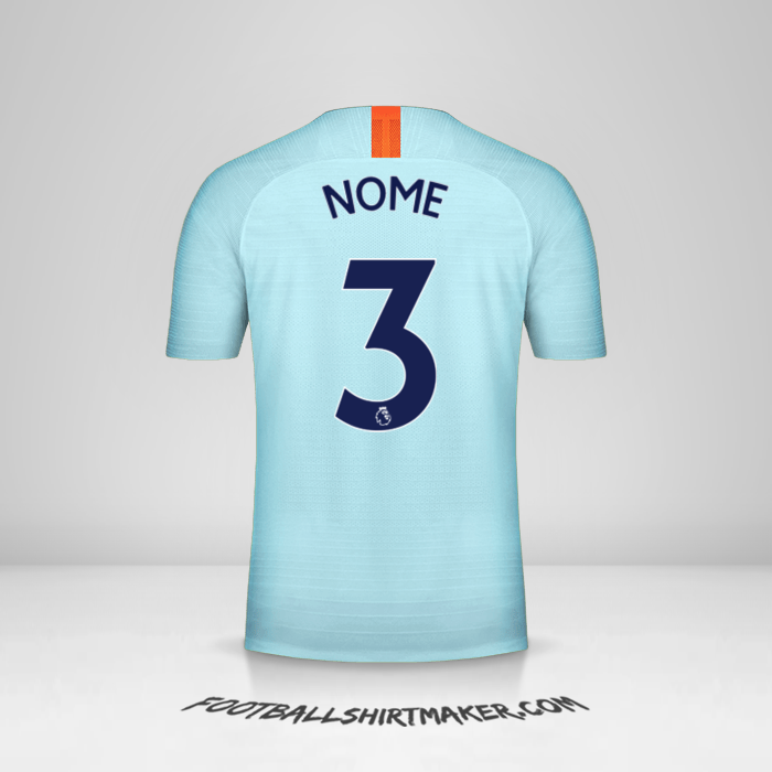 Camisola Chelsea 2018/19 Terceira -  nome - 3