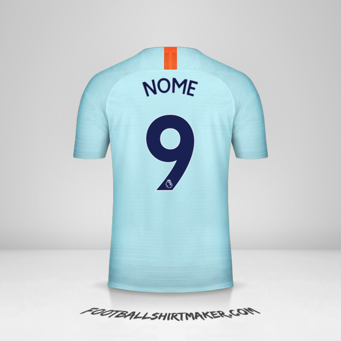 Camisa Chelsea 2018/19 Terceira -  nome - 9