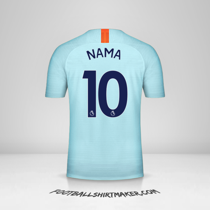 Jersey Chelsea 2018/19 Ketiga -  nama - 10