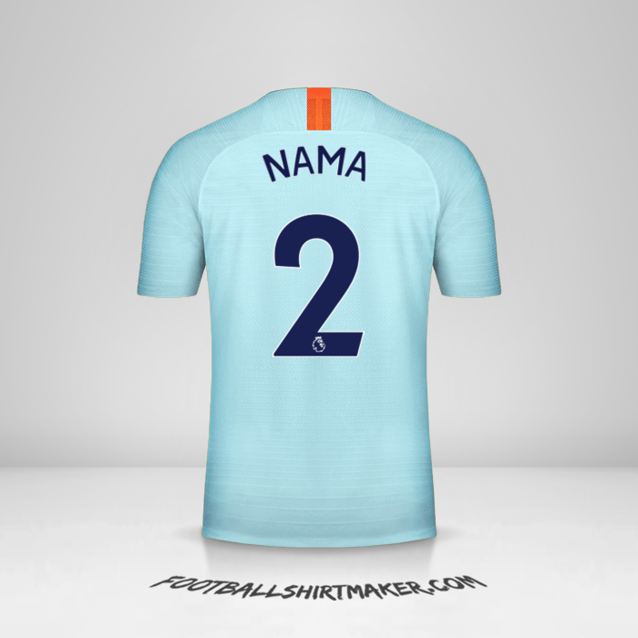 Jersey Chelsea 2018/19 Ketiga -  nama - 2