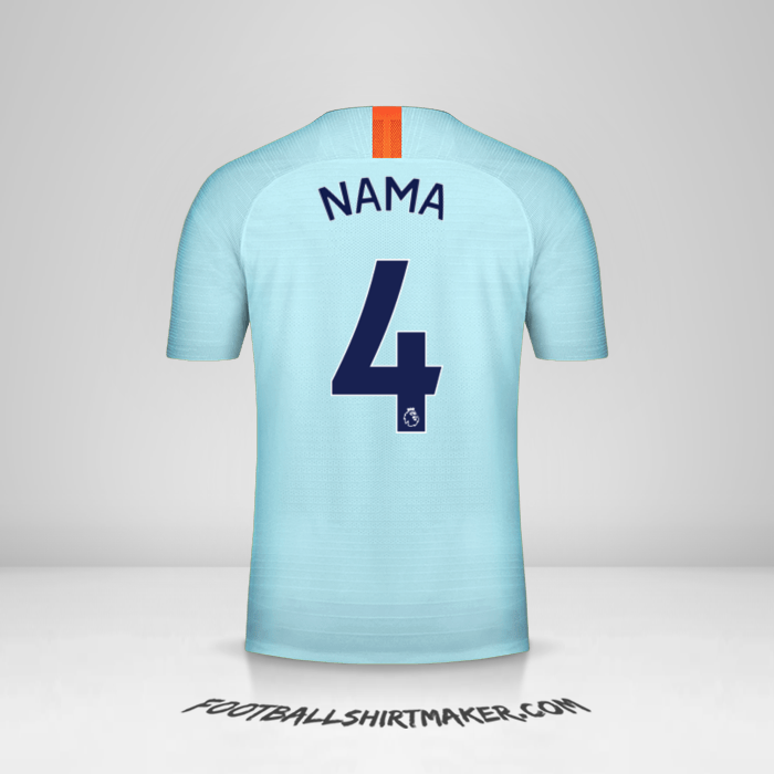 Jersey Chelsea 2018/19 Ketiga -  nama - 4