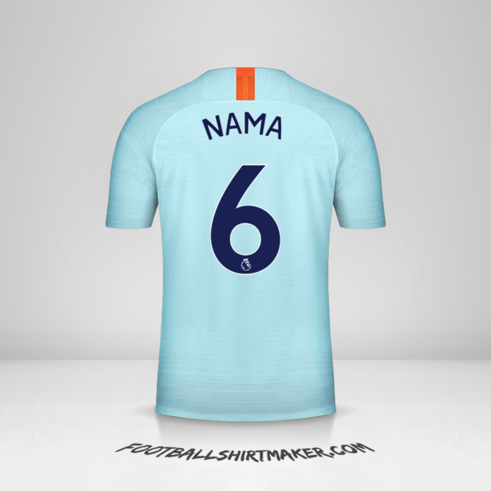 Jersey Chelsea 2018/19 Ketiga -  nama - 6