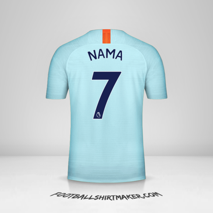 Jersey Chelsea 2018/19 Ketiga -  nama - 7