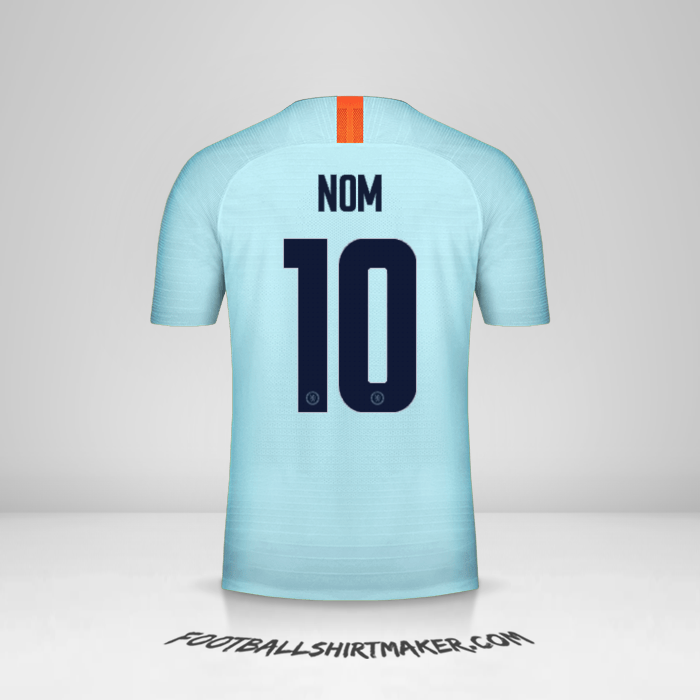 Maillot Chelsea Cup 2018/19 Troisième -  nom - 10