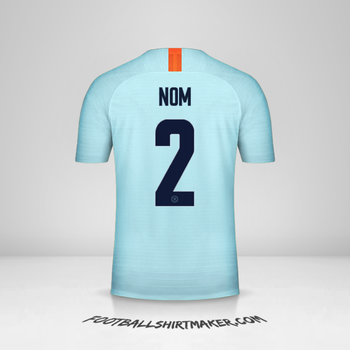 Maillot Chelsea Cup 2018/19 Troisième -  nom - 2