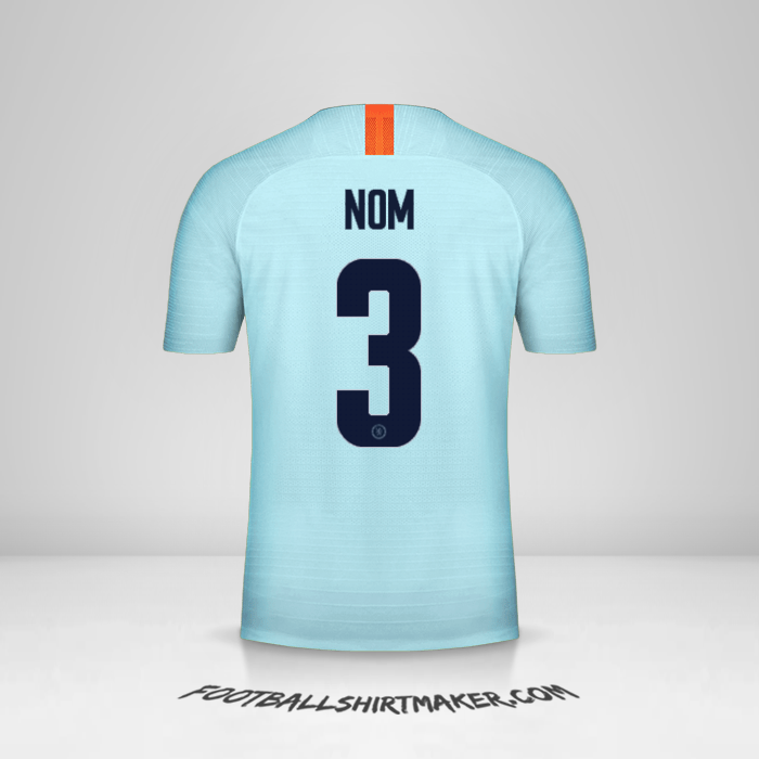 Maillot Chelsea Cup 2018/19 Troisième -  nom - 3