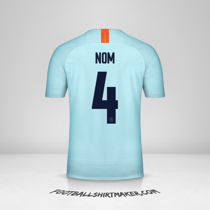 Maillot Chelsea Cup 2018/19 Troisième -  nom - 4