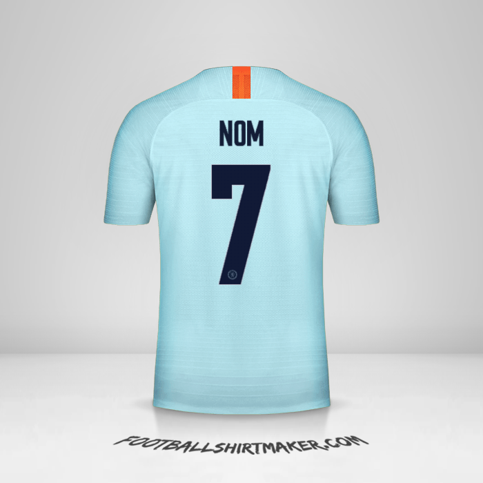 Maillot Chelsea Cup 2018/19 Troisième -  nom - 7