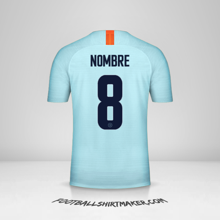 Jersey Chelsea Cup 2018/19 Tercera -  nombre - 8