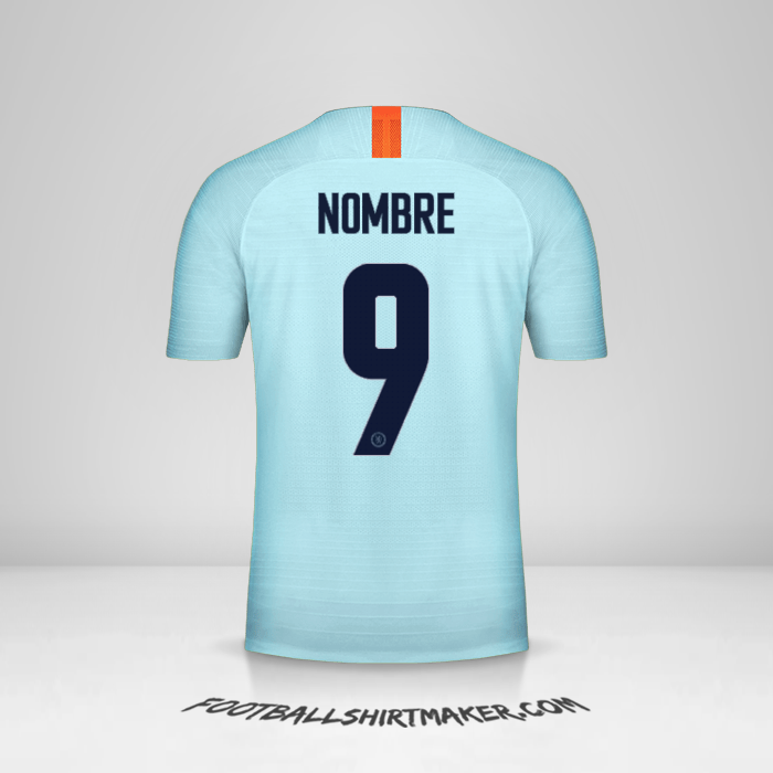 Camiseta Chelsea Cup 2018/19 Tercera -  nombre - 9