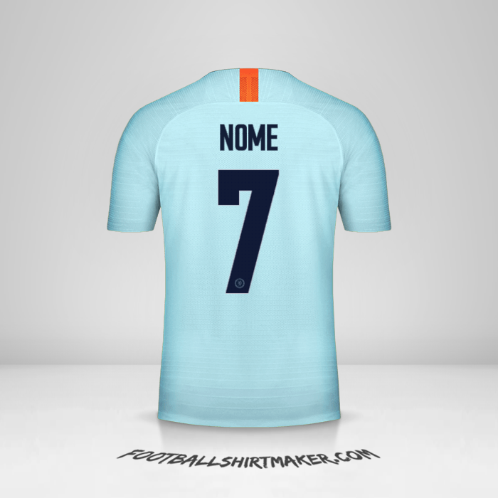 Camisola Chelsea Cup 2018/19 Terceira -  nome - 7