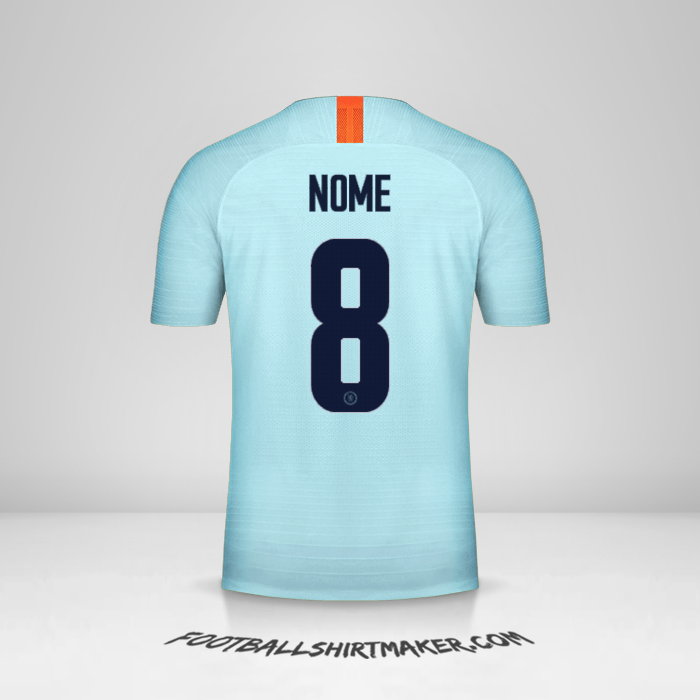 Maglia Chelsea Cup 2018/19 Terza -  nome - 8