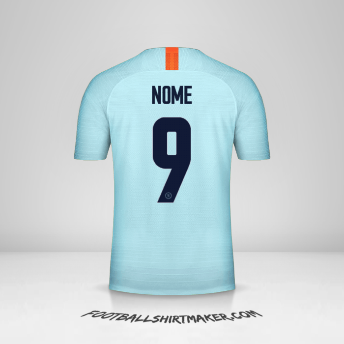 Camisola Chelsea Cup 2018/19 Terceira -  nome - 9
