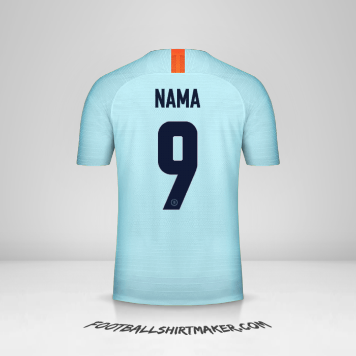 Jersey Chelsea Cup 2018/19 Ketiga -  nama - 9