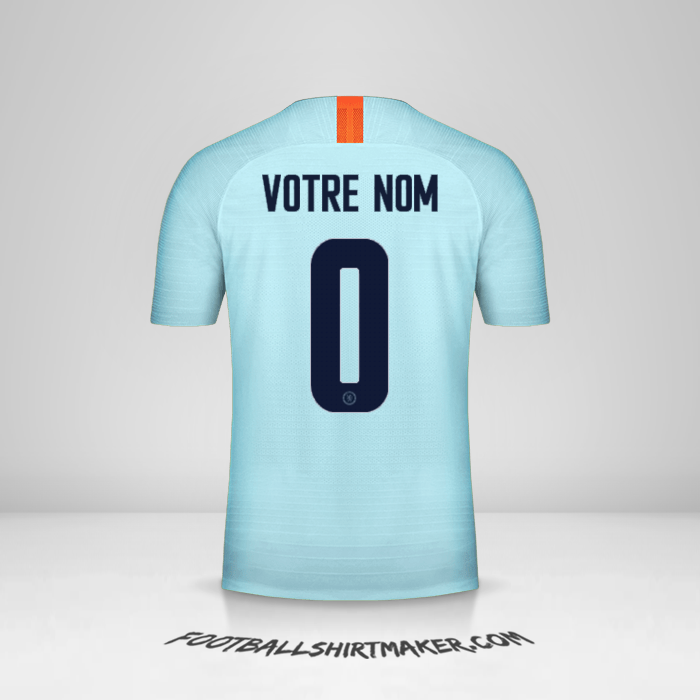 Maillot Chelsea Cup 2018/19 III -  votre nom - 0