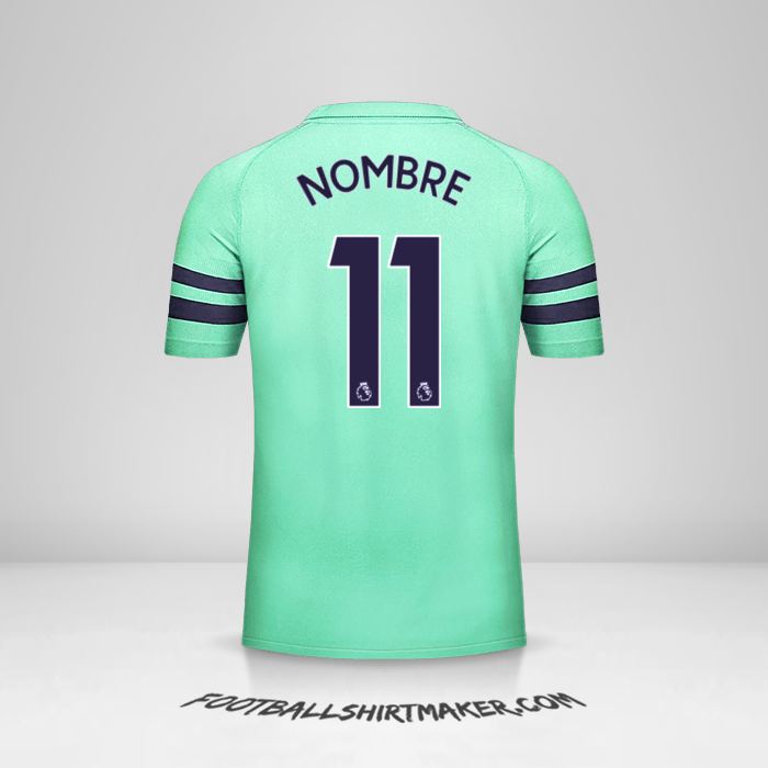 Jersey Arsenal 2018/19 Tercera -  nombre - 11