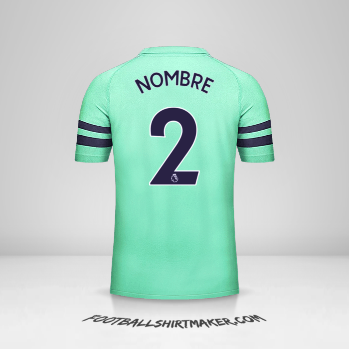 Jersey Arsenal 2018/19 Tercera -  nombre - 2