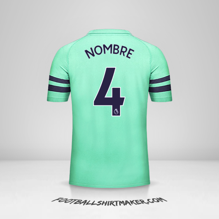 Camiseta Arsenal 2018/19 Tercera -  nombre - 4