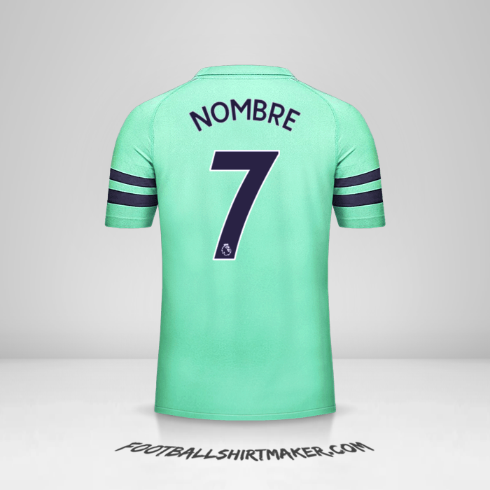 Jersey Arsenal 2018/19 Tercera -  nombre - 7