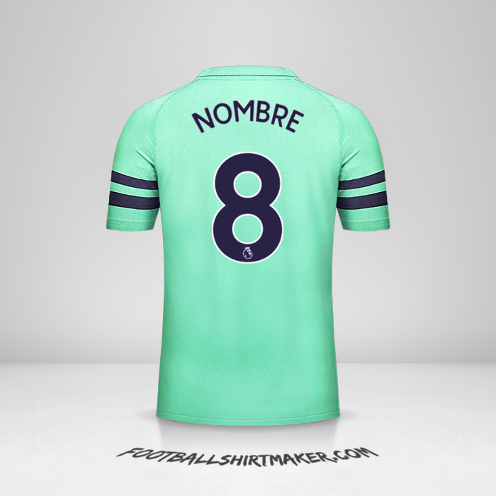Jersey Arsenal 2018/19 Tercera -  nombre - 8