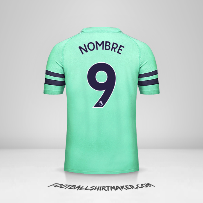 Jersey Arsenal 2018/19 Tercera -  nombre - 9