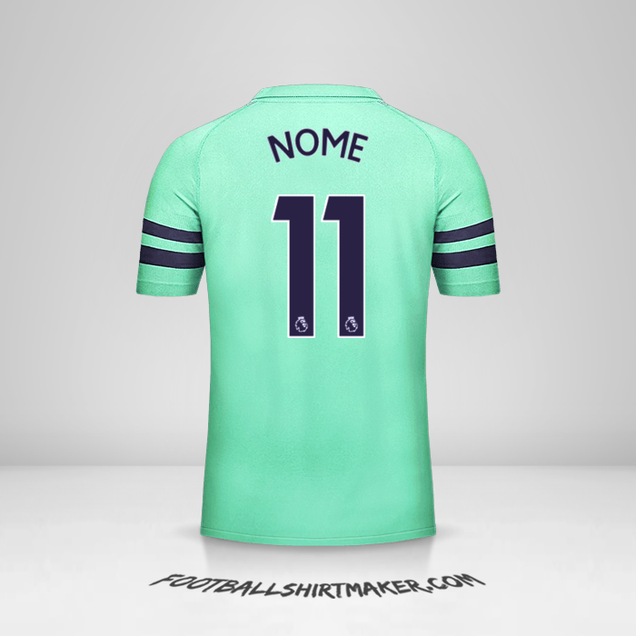 Camisola Arsenal 2018/19 Terceira -  nome - 11