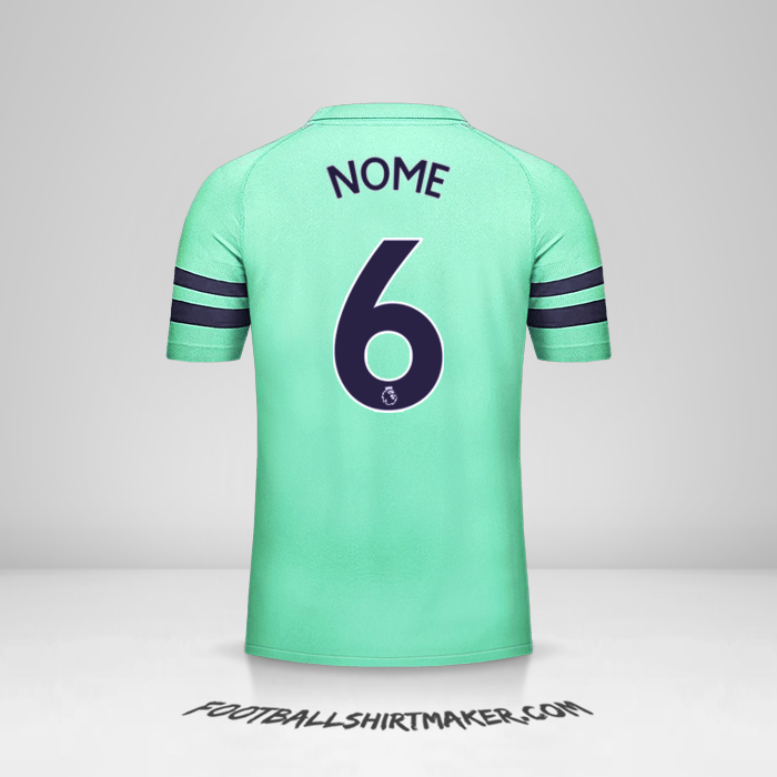 Maglia Arsenal 2018/19 Terza -  nome - 6